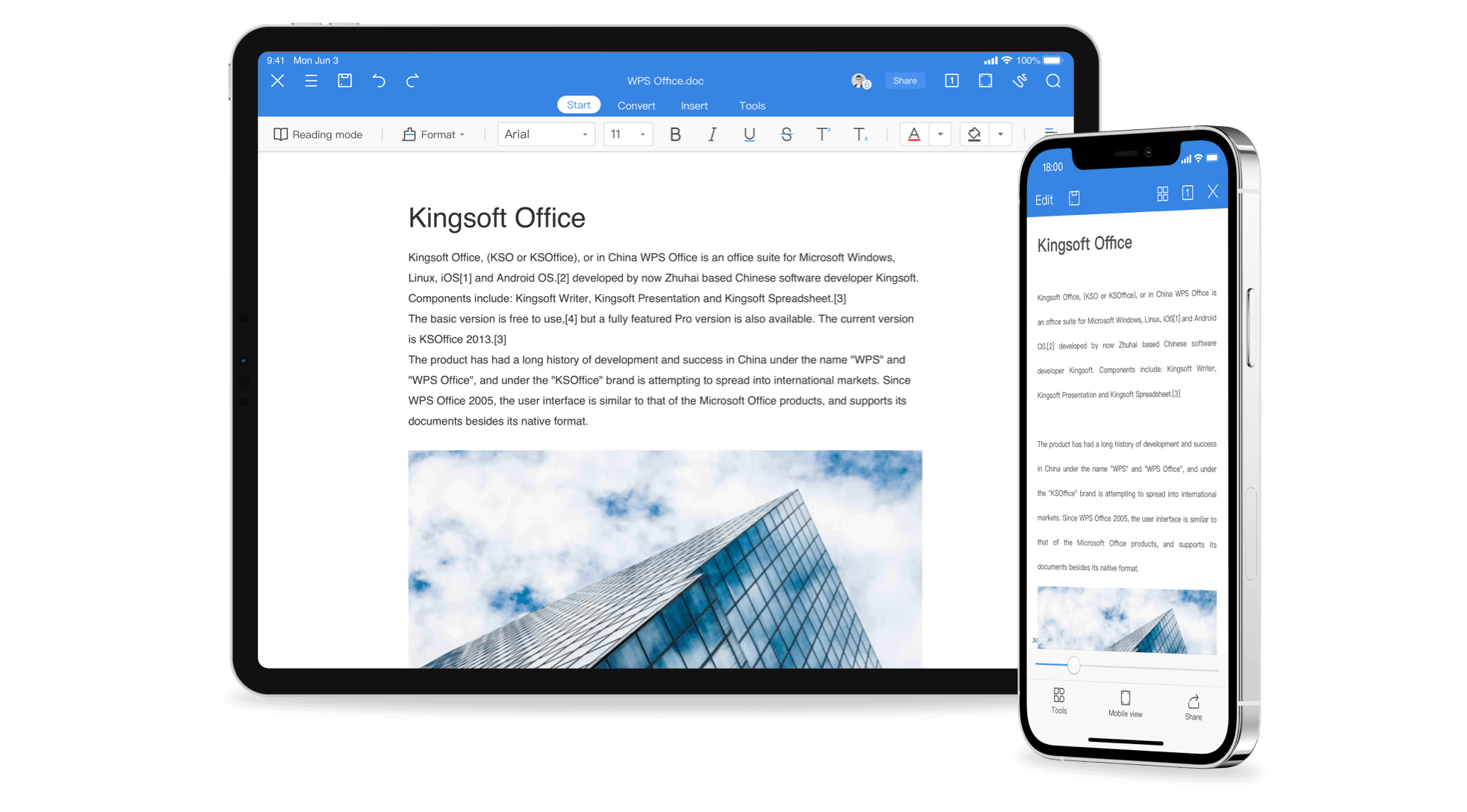 Office Suite tudo em um gratuito para iOS/ipadOS